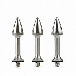 3 Pack 3 Legged Thing Heelz Stainless Steel Foot Spikes For Universal Tripod 